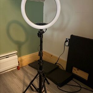 Adjustable Ring Light with Tripod Stand